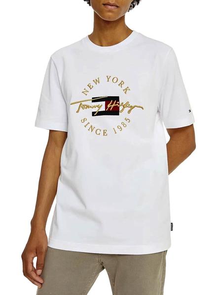 Camiseta Tommy Hilfiger Roundall Blanca