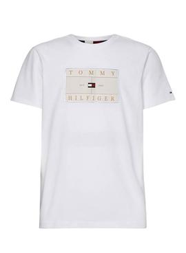 Camiseta Tommy Hilfiger Icon Seasonal Blanca