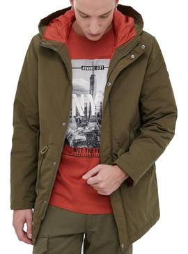 Parka Jack And Jones Chucky Verde para Hombre