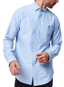 Camisa Polo Ralph Lauren Oxford Azul para Hombre