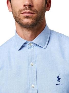 Camisa Polo Ralph Lauren Oxford Azul para Hombre