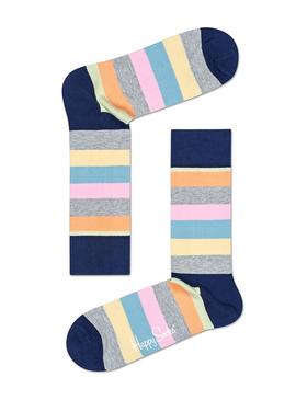 Calcetines Happy Socks Stripe Gris