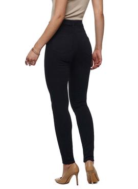 Pantalon Vaquero Only Wauw Life Skinny Negro Mujer