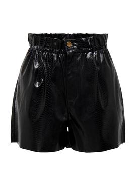 Pantalon Only Ashley Faux Snake Negro Para Mujer