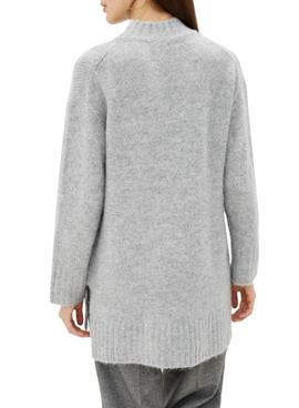 Jersey Only Zolte Highneck Gris para Mujer