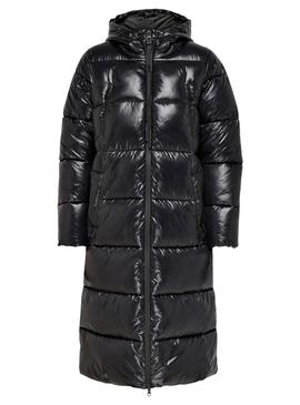 Abrigo Only Anette Puffer Negro para Mujer