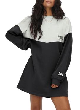 Vestido Only Everlast Colorblock Negro Beige Mujer