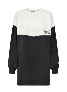 Vestido Only Everlast Colorblock Negro Beige Mujer