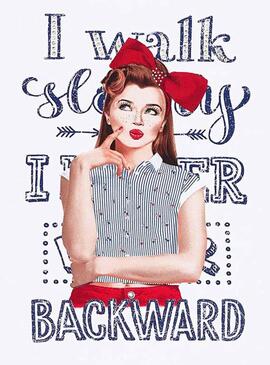 Camiseta Mayoral Strass Blanca Niña