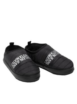 Zapatillas Calvin Klein Home Slipper Pluma Negro