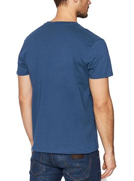 Camiseta Pepe Jeans Terry Azul Para Hombre