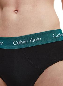 Pack de 3 Calzoncillos Calvin Klein Slips Negro