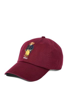 Gorra Polo Ralph Lauren Bear Granate Para Hombre