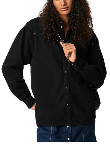 Camisa Pepe Jeans Negro Mujer