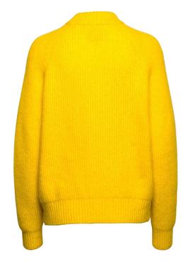 Jersey Superdry Alpaca Blend Crew Amarillo Mujer