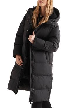 Chaqueta Superdry Studios Longline Duvet Negro