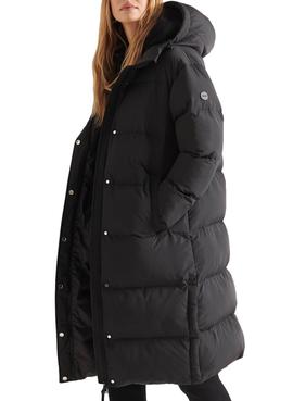 Chaqueta Superdry Studios Longline Duvet Negro