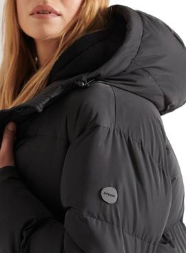 Chaqueta Superdry Studios Longline Duvet Negro