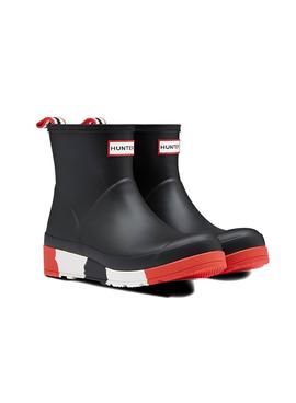 Botas Hunter Play Sht Stripe Negro Para Mujer