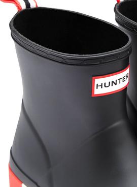 Botas Hunter Play Sht Stripe Negro Para Mujer