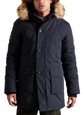 Parka Superdry Everest Marino Para Hombre