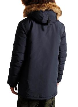 Parka Superdry Everest Marino Para Hombre