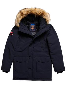 Parka Superdry Everest Marino Para Hombre