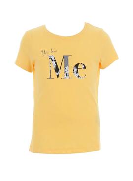 Camiseta Name It Fia Amarillo Niña