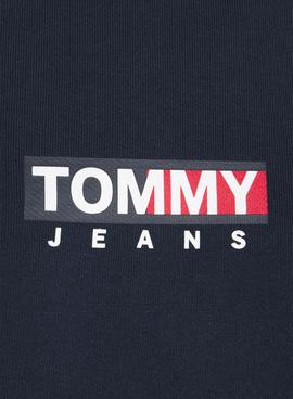 Sudadera Tommy Jeans Entry Graphic Marino Hombre