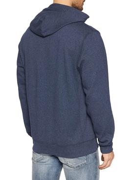 Sudadera Tommy Jeans Straight Logo Azul 