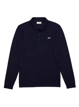 Polo Lacoste Basic Long Azul para Hombre