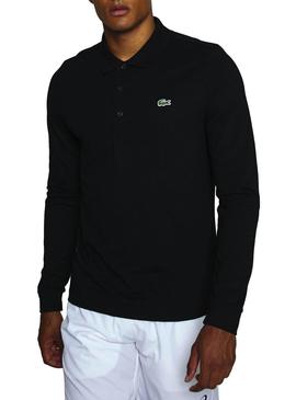 Polo Lacoste Sport Algodón Otoman Negro Hombre