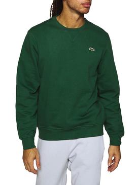 Sudadera Lacoste Basic Logo Verde para Hombre