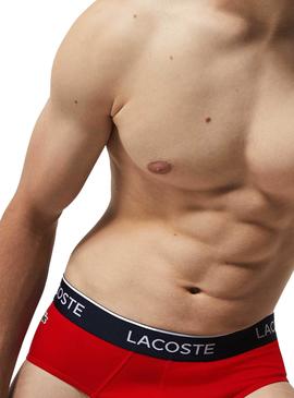 Calzoncillos Lacoste Slip Tricolor para Hombre