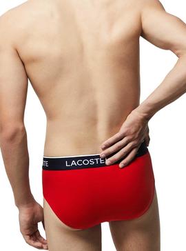 Calzoncillos Lacoste Slip Tricolor para Hombre