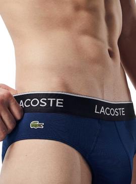 Calzoncillos Lacoste Slip Tricolor para Hombre