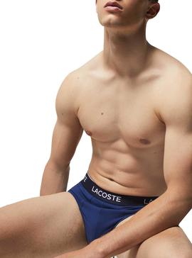 Calzoncillos Lacoste Slip Tricolor para Hombre