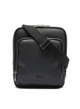 Bolso Lacoste Rectangular Negro para Hombre