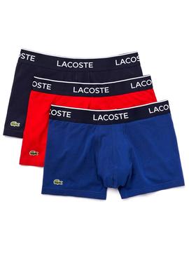 Pack 3 Calzoncillos Lacoste Boxer Para Hombre