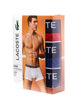 Pack 3 Calzoncillos Lacoste Boxer Para Hombre