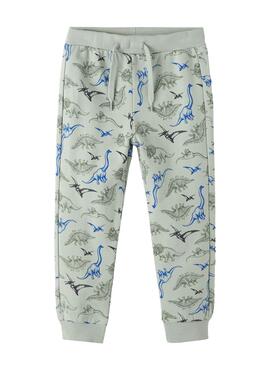 Pantalon Chandal Name It Moeqe Gris para Niño