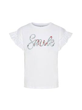 Camiseta Name It Tuline Blanco Niña