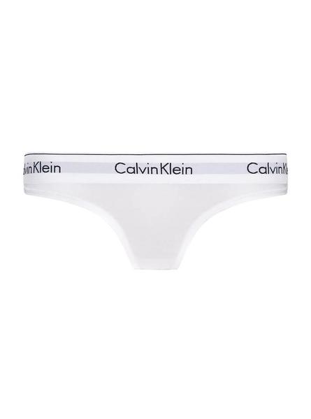 Tanga Calvin Klein Blanco Mujer