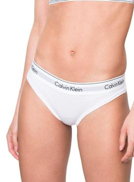 Braga Calvin Klein Bikini Blanco Mujer