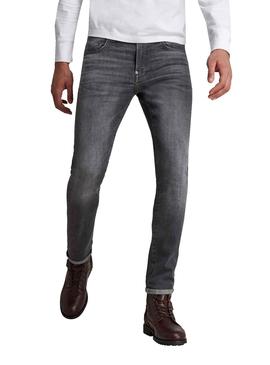 Pantalon Vaquero G-Star Revend Skinny Gris Hombre