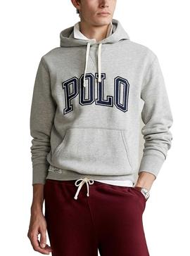 Sudadera Polo Felpa Gris Para Hombre