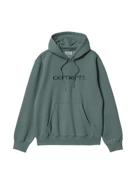 Sudadera Carhartt Hooded Verde para Hombre