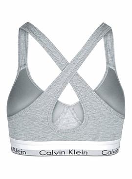 Bralette Calvin Klein Lift Gris De Mujer 