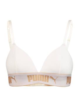 Sujetardor Puma Triangle Blanco Mujer