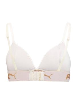 Sujetardor Puma Triangle Blanco Mujer